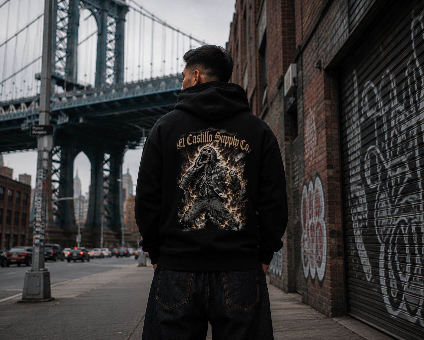 El Quemado Hoodie – Forged in Fire (Black)