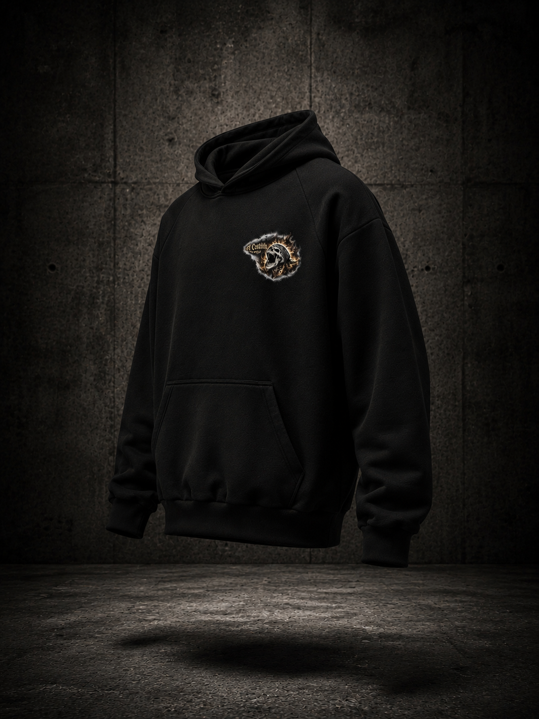 El Quemado Hoodie – Forged in Fire (Black)