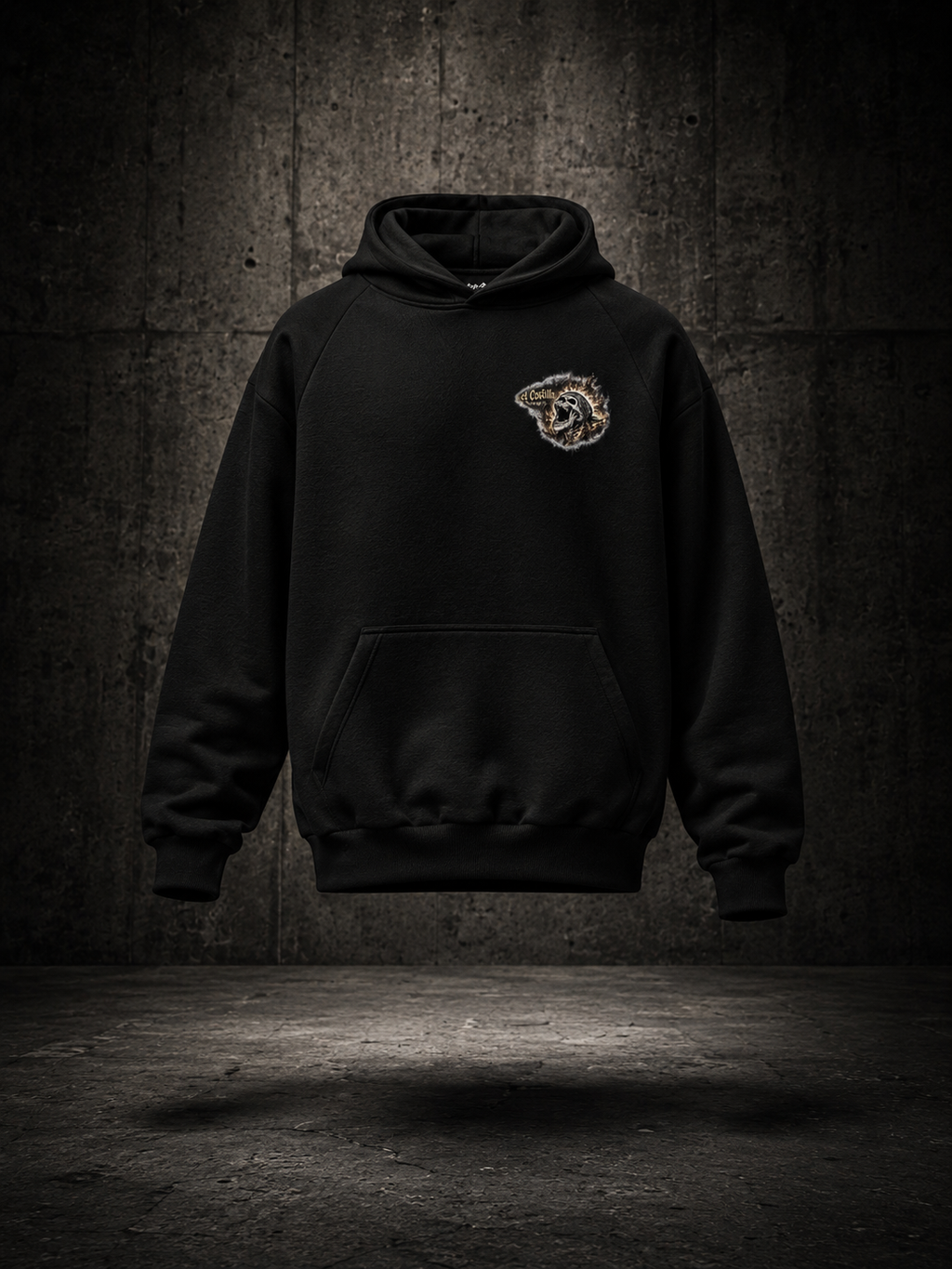 El Quemado Hoodie – Forged in Fire (Black)